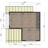 Small House Design 7.5x7 Meter House Plans 25x23 Feet 1 Bed with Double Bed Loft m