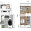 Small House Design 7.5x9 Meter House Plan 25x30 Feet 3 Bed 2 Bath - Image 13