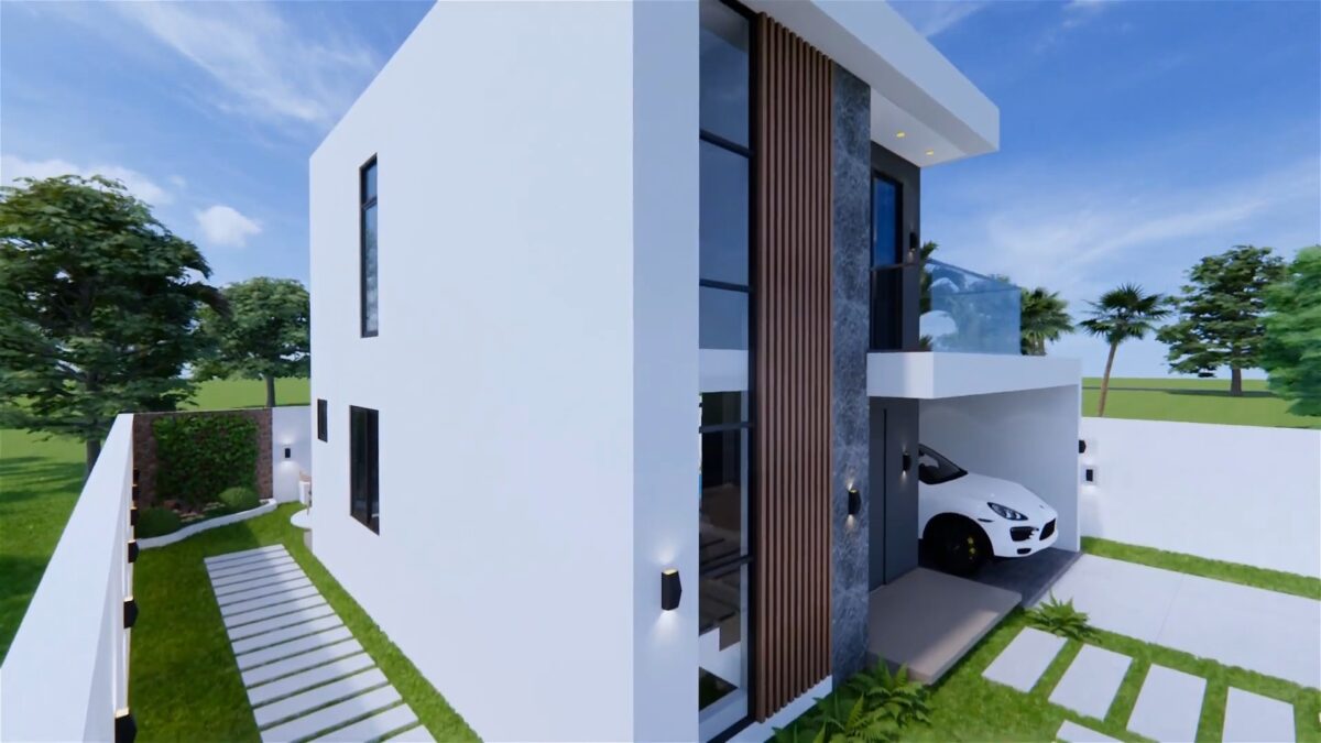 Small House Design 8.5x7 M Home Plan 28x23 Feet 3 Bed 2 Bath - Image 7