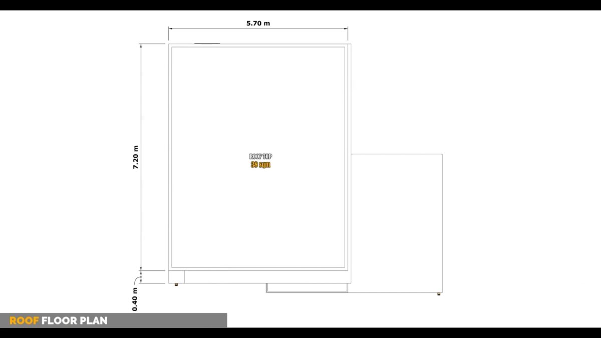Small House Design 8.5x7 M Home Plan 28x23 Feet 3 Bed 2 Bath - Image 4