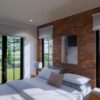 Small House Design 9.5x5 Meter House Plans 31x17 Feet  2 Bed - Image 18