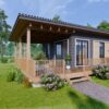 Small House Design 9.5x5 Meter House Plans 31x17 Feet 2 Bed 1 Bath Shed Roof PDF Plan