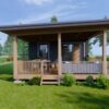 Small House Design 9.5x5 Meter House Plans 31x17 Feet 2 Bed 1 Bath Shed Roof PDF Plan