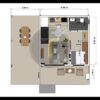Small House Plan 5x5 Meter House Design 17x17 Feet 3 Bed 1 Bath Shed Roof PDF Plans ground
