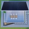 Small House Plan 7.5x8 Meter House Design 25x26 Feet 2 Bed 1 Bath Shed Roof PDF Plan