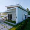 Small House Plan 8x12 Meter House Design 26x39 Feet 3 Bed 3 Bath Shed Roof PDF Plan