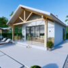 Small House Plans 5.5x8 Meter House Design 18x26 Feet 2 Bed 1 Bath Gable Roof PDF Plan