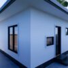 Small House Plans 5x7 Meter House Design 17x23 Feet 1 Bed 1 Bath Shed Roof PDF Plan