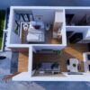 Small House Plans 5x7 Meter House Design 17x23 Feet 1 Bed 1 Bath Shed Roof PDF Plan